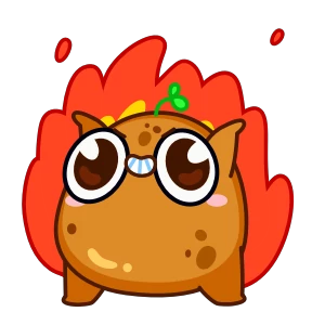 Картошечка — стикер для MAX
