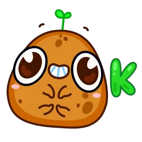 Картошечка — стикер для MAX