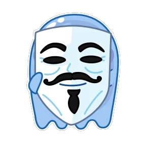 Привидение — стикер для MAX