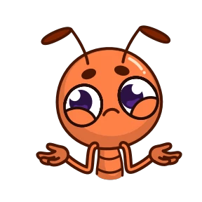 Муравей — стикер для MAX