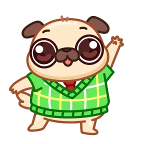 Мопс — стикер для MAX
