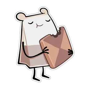 Чайный пакетик — стикер для MAX