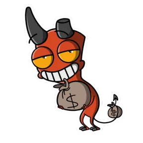Чертик — стикер для MAX