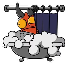 Чертик — стикер для MAX