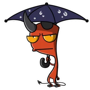 Чертик — стикер для MAX