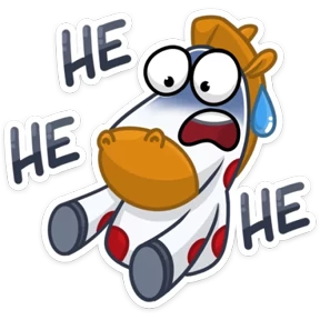 Конь — стикер для MAX