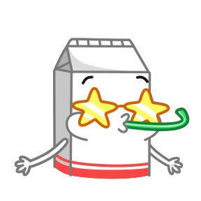 Молоко — стикер для MAX