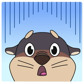 Выдра — стикер для MAX