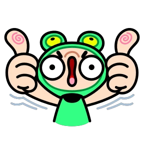 Корейская жабка — стикер для MAX