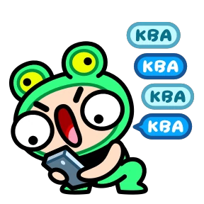Корейская жабка — стикер для MAX