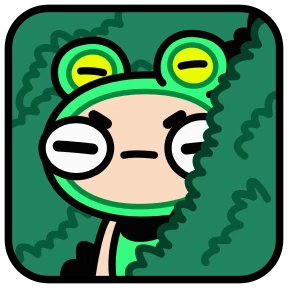 Корейская жабка — стикер для MAX