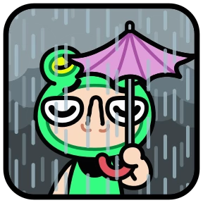 Корейская жабка — стикер для MAX