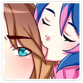 Уня — стикер для MAX