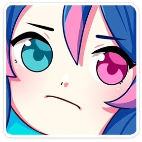 Уня — стикер для MAX