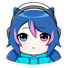 Уня — стикер для MAX