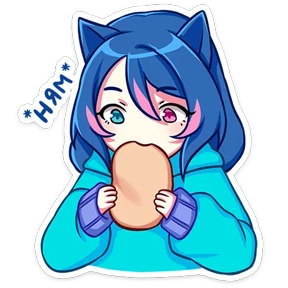 Уня — стикер для MAX
