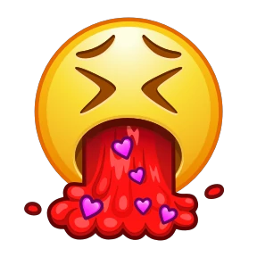 Creepy Emoji — стикер для MAX