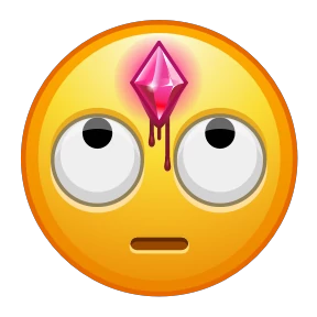 Creepy Emoji — стикер для MAX