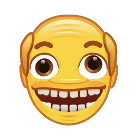 Creepy Emoji — стикер для MAX