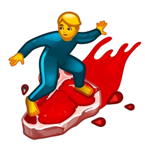 Creepy Emoji — стикер для MAX