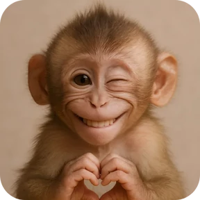 Манки @tgstickers — стикер для MAX