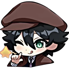 Стикерпак Бродячие псы 3 @animejapanworld для мессенджера MAX