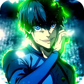 Блю Лок @animejapanworld — стикер для MAX