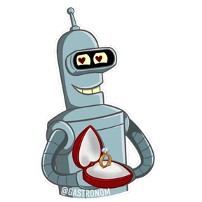 Bender — стикер для MAX