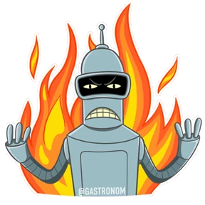 Bender — стикер для MAX