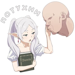 Фрирен 2 @animejapanworld — стикер для MAX