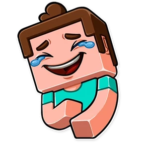Minecraft — стикер для MAX