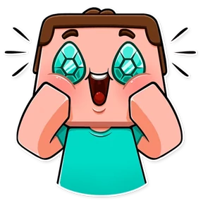 Minecraft — стикер для MAX