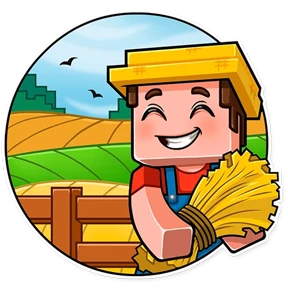 Minecraft — стикер для MAX