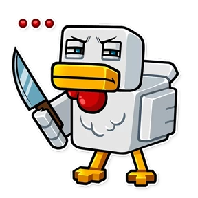 Minecraft — стикер для MAX