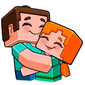 Minecraft — стикер для MAX