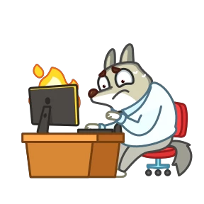 Альфа Волк @Emoji_Club — стикер для MAX