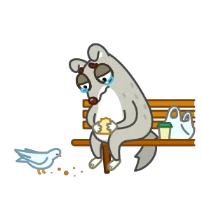Альфа Волк @Emoji_Club — стикер для MAX
