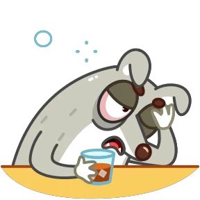 Альфа Волк @Emoji_Club — стикер для MAX