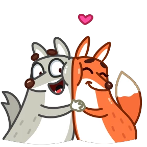 Альфа Волк @Emoji_Club — стикер для MAX