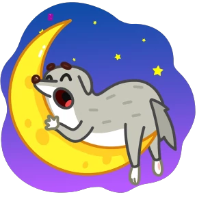 Альфа Волк @Emoji_Club — стикер для MAX