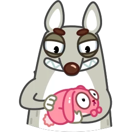 Альфа Волк @Emoji_Club — стикер для MAX