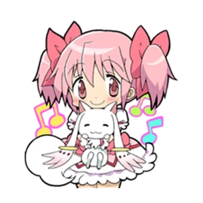 Мадока Магика @animejapanworld — стикер для MAX
