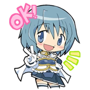 Мадока Магика @animejapanworld — стикер для MAX