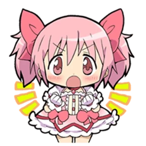 Мадока Магика @animejapanworld — стикер для MAX