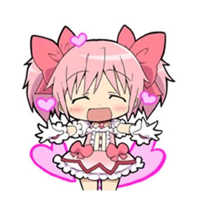 Мадока Магика @animejapanworld — стикер для MAX