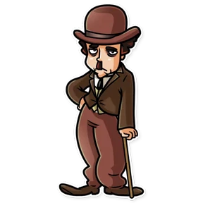 Charlie Chaplin- Кино Трейлеры — стикер для MAX