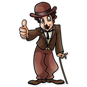 Charlie Chaplin- Кино Трейлеры — стикер для MAX