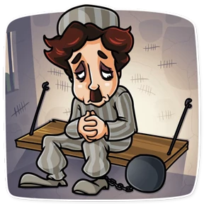 Charlie Chaplin- Кино Трейлеры — стикер для MAX