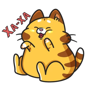 Кот Батон — стикер для MAX