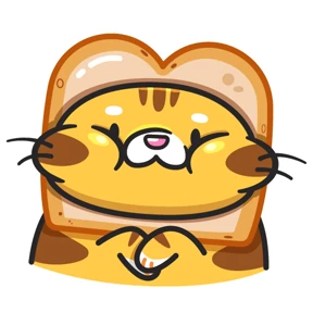 Кот Батон — стикер для MAX